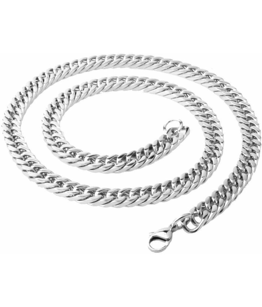     			HEER COLLECTION - Silver Plated Chain ( Pack of 1 )