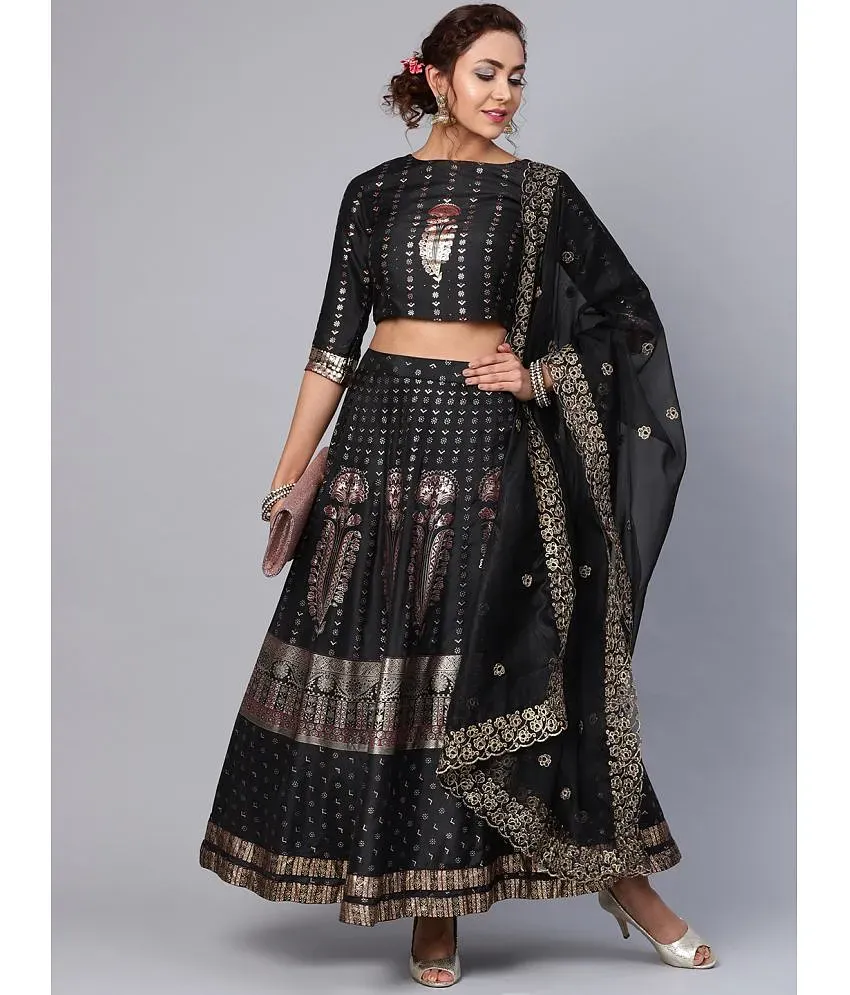 Apnisha - Blue Velvet Girls Lehenga Choli Set ( Pack of 1 ) - Buy Apnisha -  Blue Velvet Girls Lehenga Choli Set ( Pack of 1 ) Online at Low Price -  Snapdeal