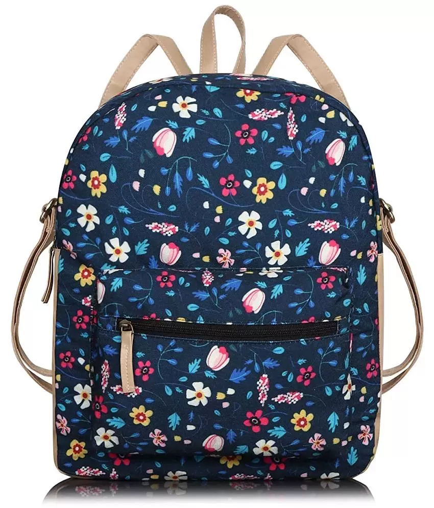 Lychee Bags Blue Canvas Backpack SDL635825256 1 178ff