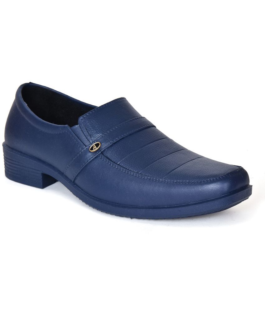     			Ajanta - Blue Men's Slip On Formal Shoes