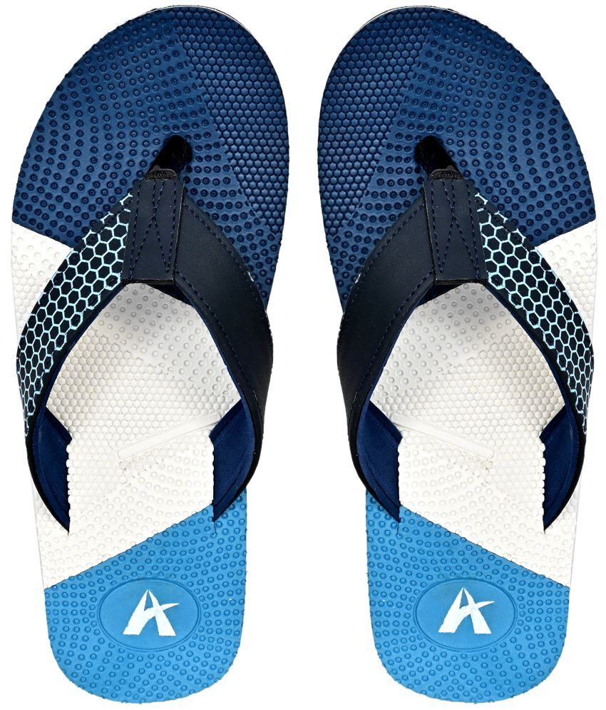     			Altek - Blue Men's Thong Flip Flop