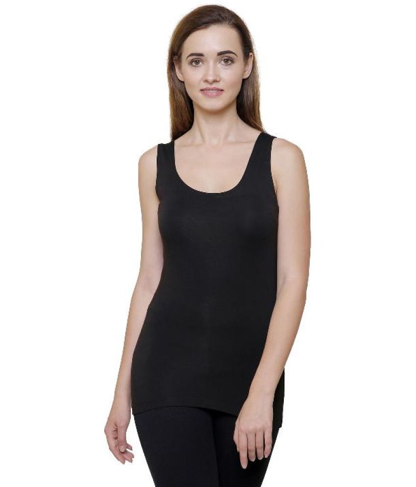     			Bodycare Cotton Thermal Tops - Black Pack of 1