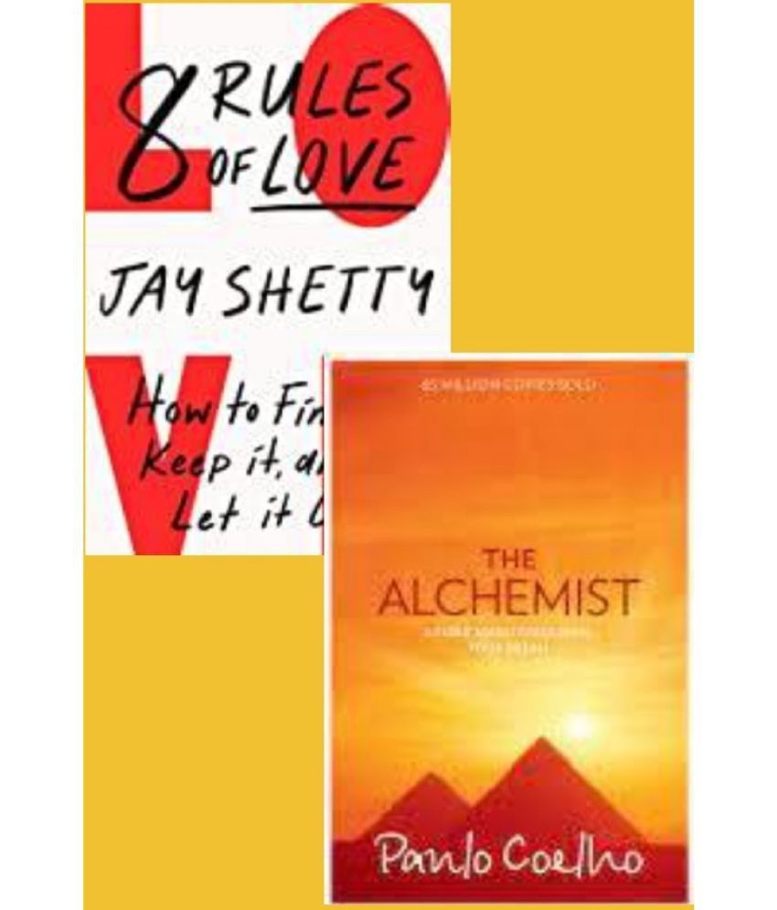     			( Combo Of 2 Pack ) 8 Rules of Love + The Alchemist - Paperback , English , Book By Jay Shetty & Paulo Choelho