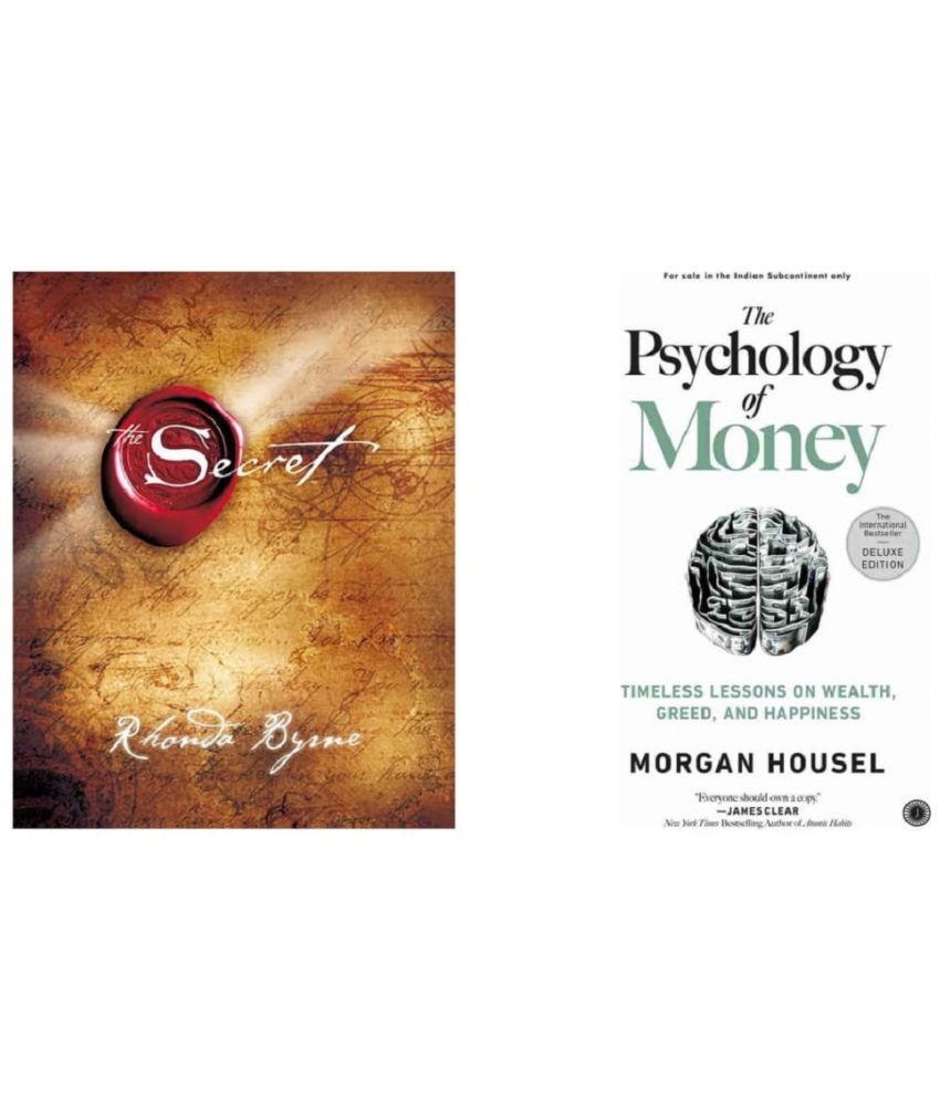     			( Combo Of 2 Pack ) The Secret & The Psychology of Money Paperback , English Book By Housel Morgan , Byrne Rhonda