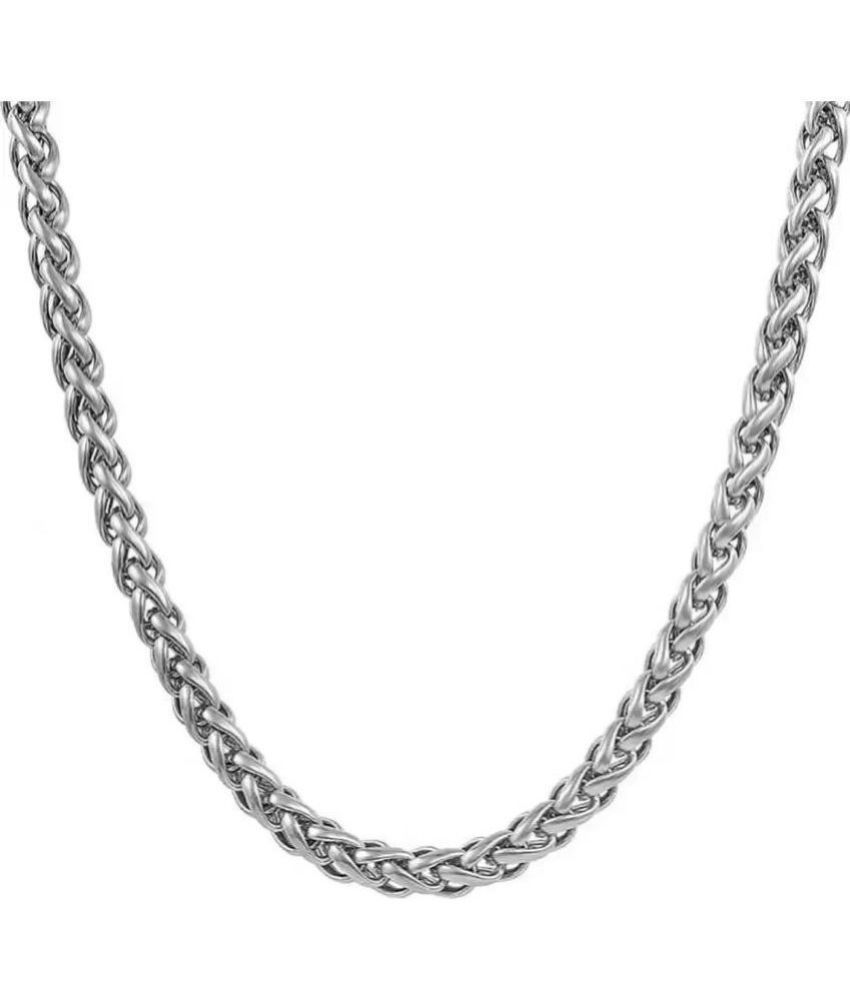     			HEER COLLECTION - Silver Plated Chain ( Pack of 1 )