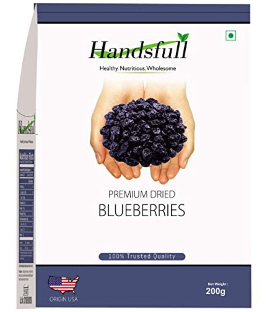     			HandsFull Premium Dried Blueberries , Dry Fruits, Nuts & Berries, Blueberries, 200g