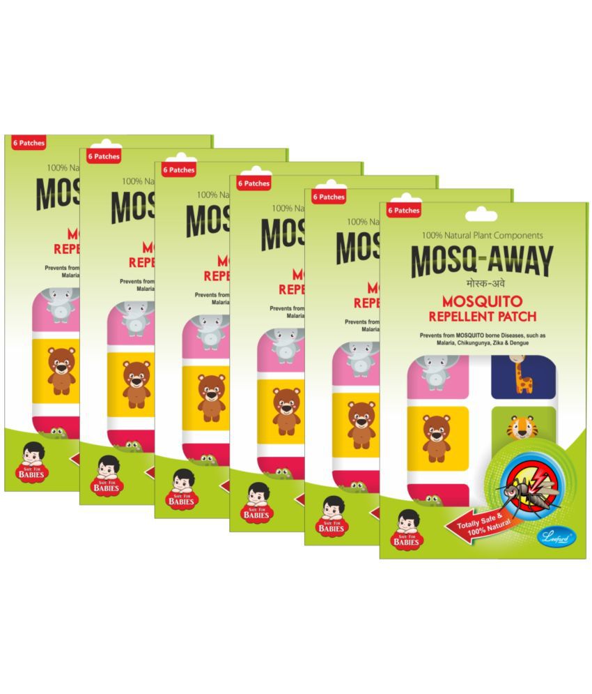     			Leeford Mosq-Away Mosquito Repellent Patch Combo Pack of 6