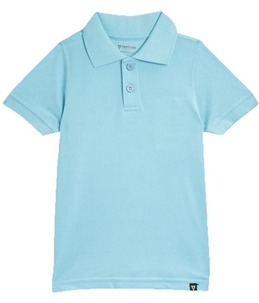     			Proteens Pack of 1 Boys Cotton Blend Polo T-Shirt ( Blue )