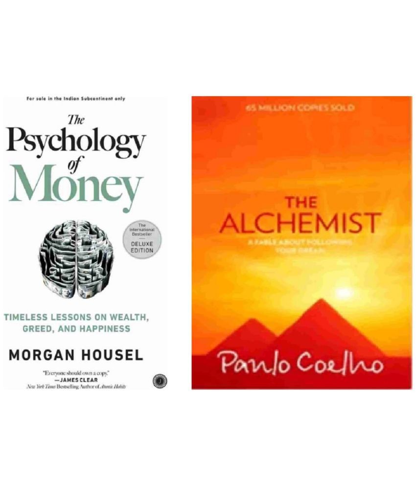     			( Combo Of 2 Pack) The Psychology of Money & The Alchemist - English Edition Book Paperback By ( Morgan Housel & Paulo Coelho )
