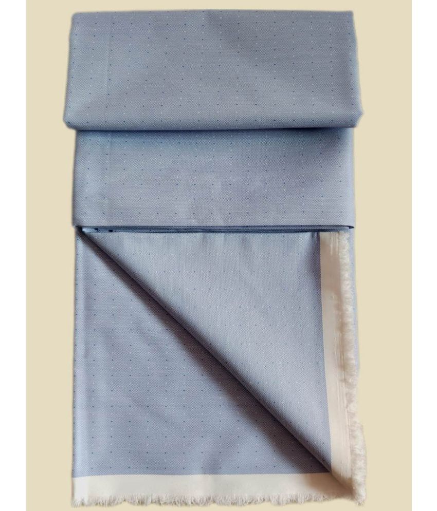     			Makhanchor - Blue Cotton Men's Unstitched Shirt Piece ( Pack of 1 )