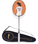 Li-Ning BladeX 200R Carbon Fibre Badminton Racket (Black/Orange) with Free Full Cover