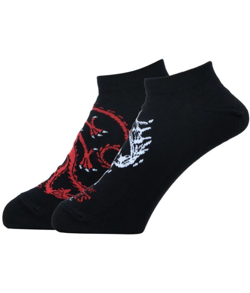     			Balenzia X Game of Thrones - Cotton Blend Men's Printed Multicolor Low Cut Socks ( Pack of 2 )