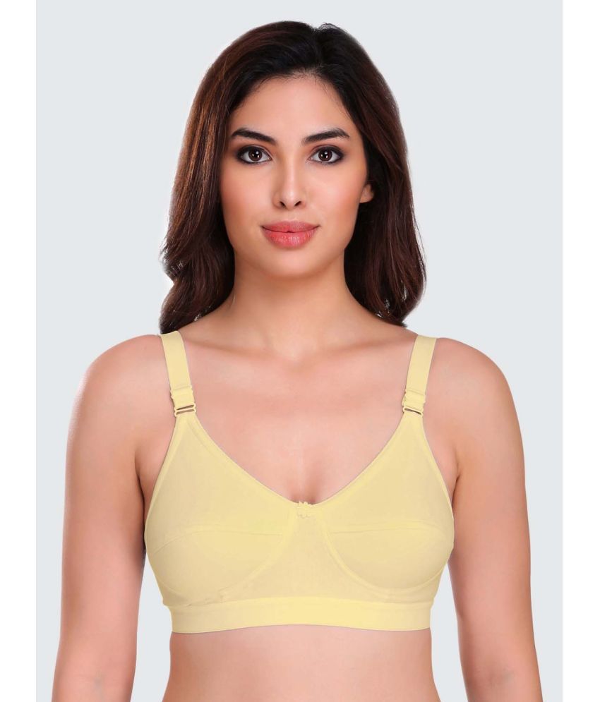     			Eve's Beauty - Beige Cotton Blend Non Padded Women's Everyday Bra ( Pack of 1 )