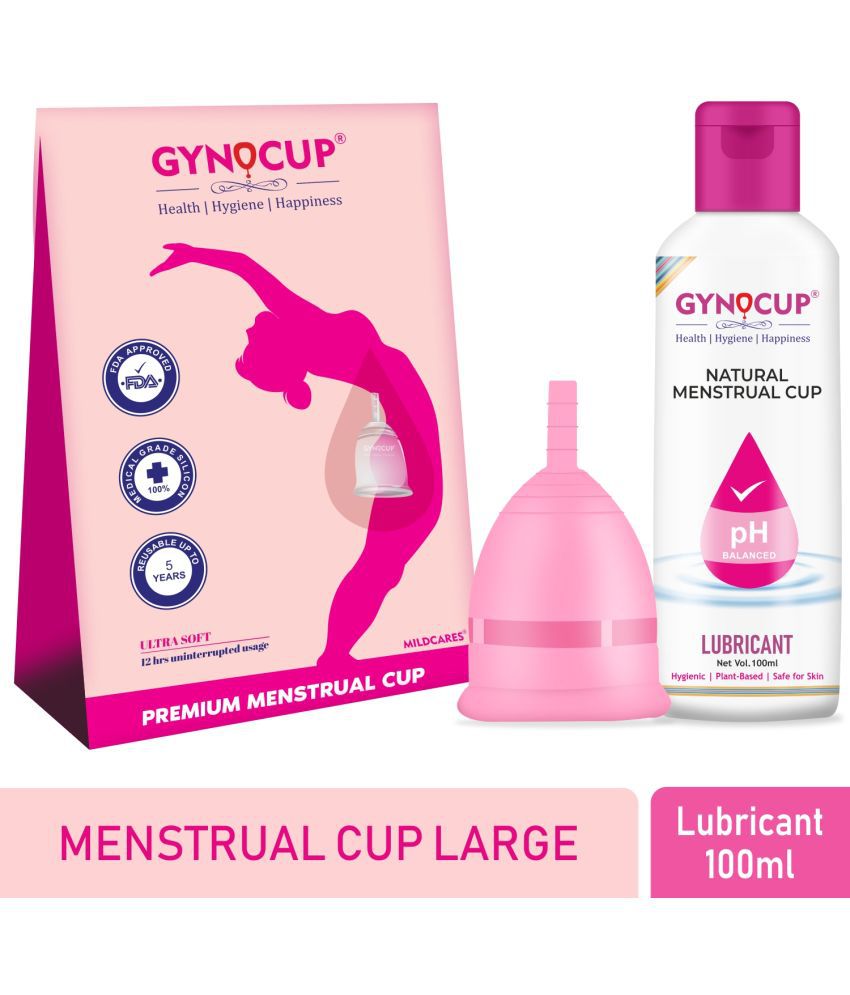     			GynoCup - Silicone Reusable Menstrual Cup Large ( Pack of 2 )