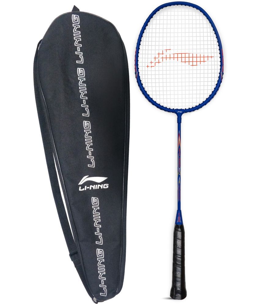     			Li-Ning Aluminum Badminton Racket Mega Power 7 , Blue/Orange