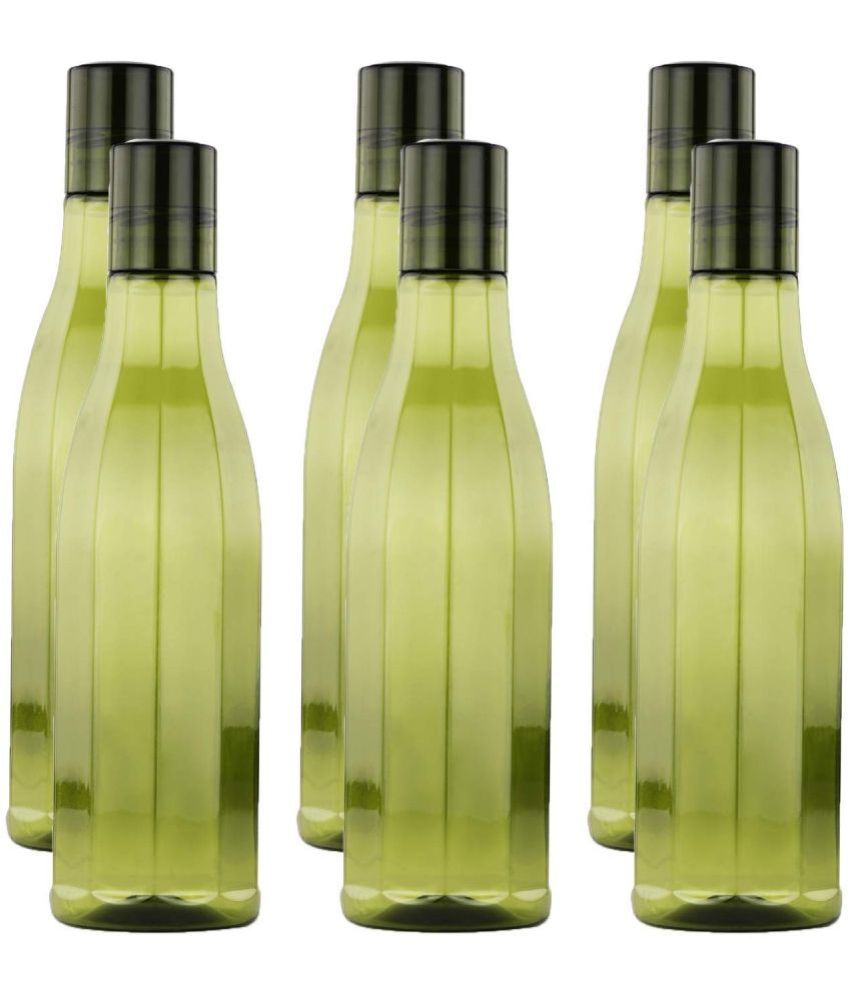     			Oliveware - Green Water Bottle 1000 mL ( Set of 6 )
