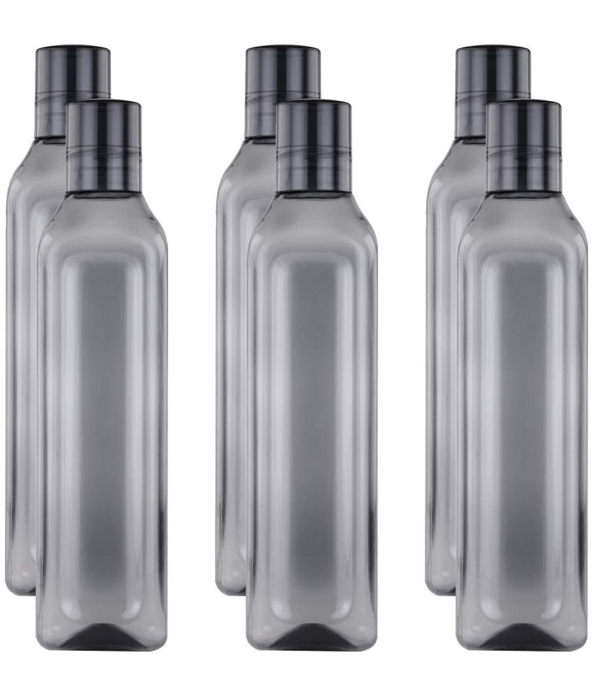     			Oliveware - Grey Water Bottle 1000 mL ( Set of 6 )