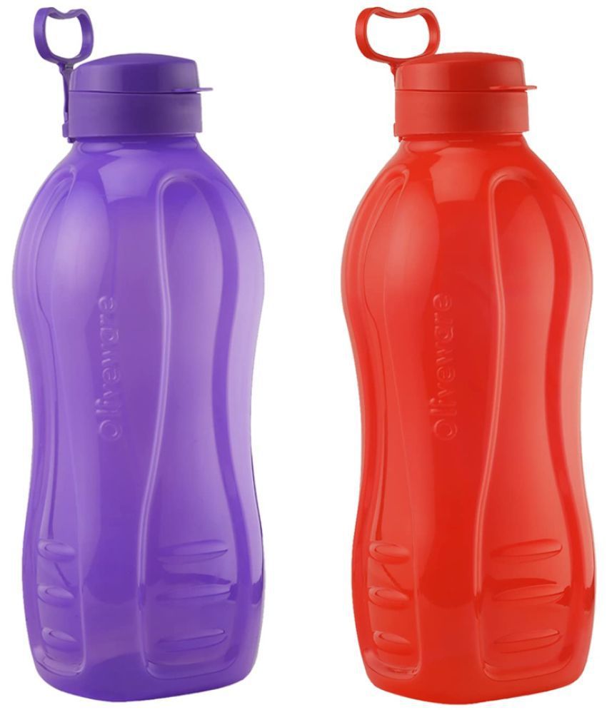     			Oliveware - Multicolour Water Bottle 2000 mL ( Set of 2 )