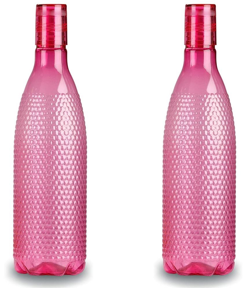     			Oliveware Pink Water Bottle 1000 mL ( Set of 2 )