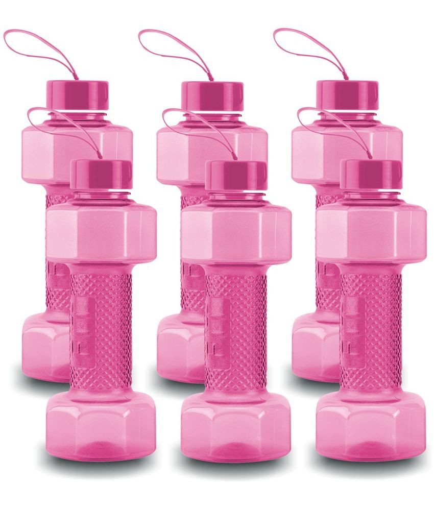     			Oliveware - Pink Water Bottle 750 mL ( Set of 6 )