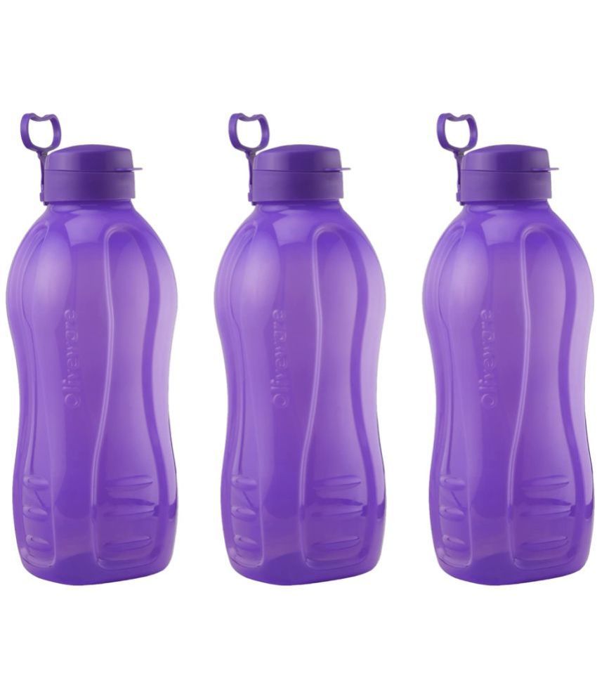     			Oliveware - Purple Water Bottle 2000 mL ( Set of 3 )