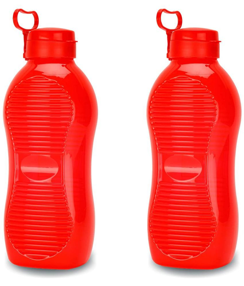     			Oliveware - Red Water Bottle 2000 mL ( Set of 2 )