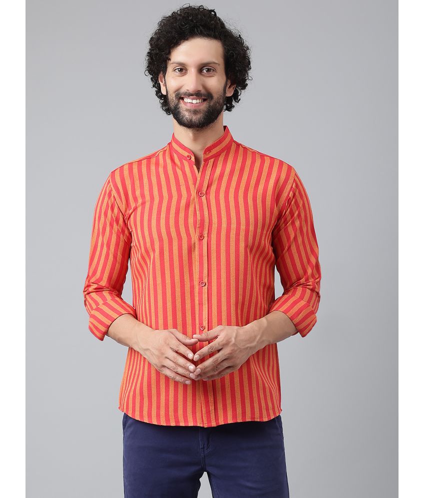    			RIAG - Red Cotton Blend Regular Fit Men's Casual Shirt ( Pack of 1 )