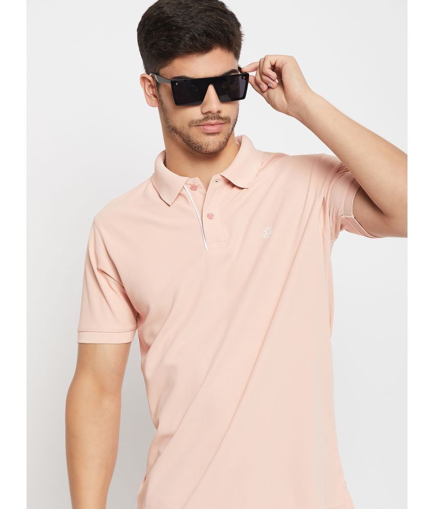     			UNIBERRY - Pink Cotton Blend Regular Fit Men's Polo T Shirt ( Pack of 1 )