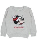 Bodycare Mickey & Friends Boys Sweat Shirt Round Neck Full Sleeves Solid Pack Of 1- Melange Acru