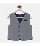 MINI KLUB Baby Boys Blue Knit Waistcoat Pack of 1