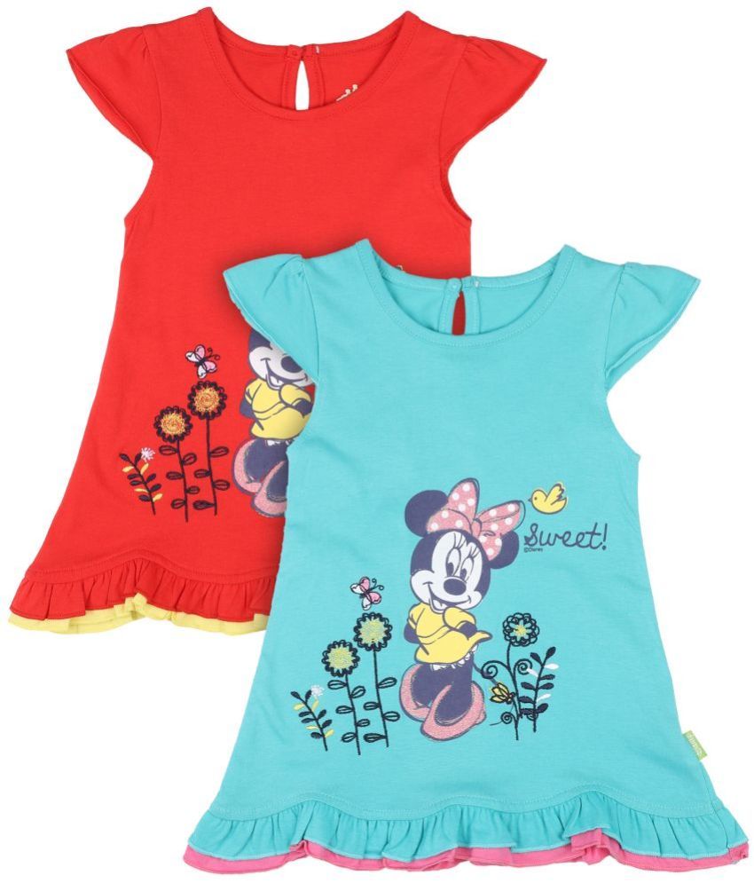     			Bodycare - Multicolor Cotton Baby Girl Frock ( Pack of 2 )