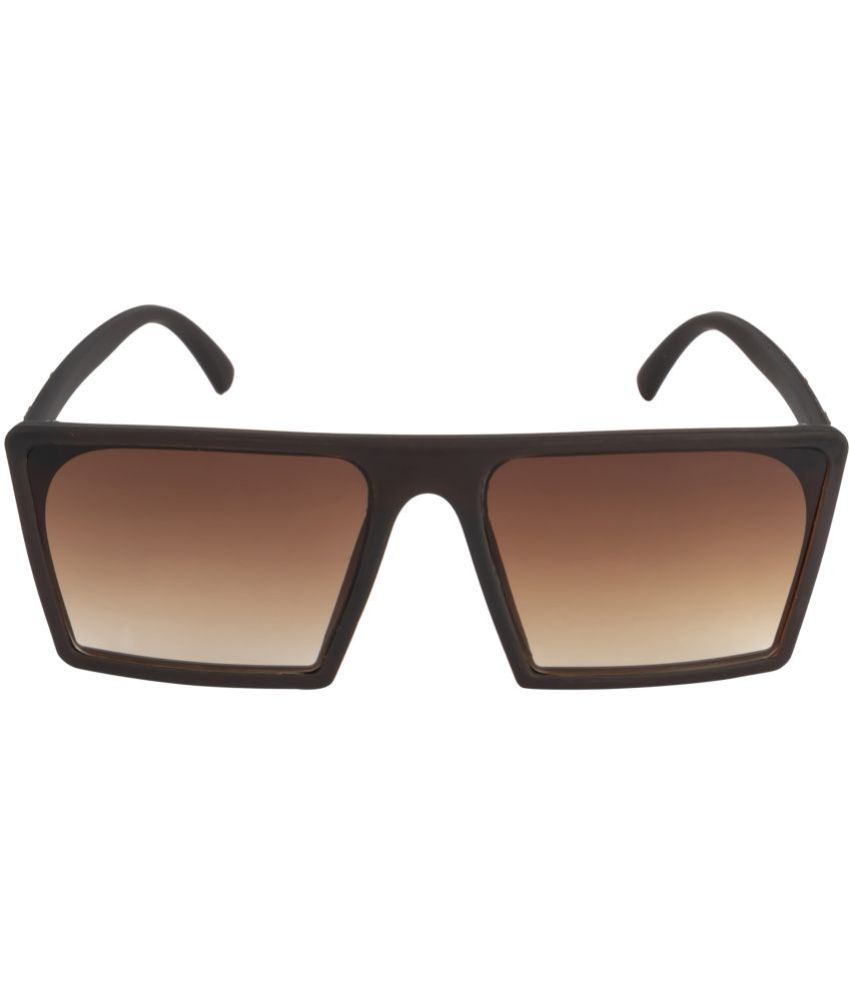     			Fair-X - Brown Square Sunglasses ( Pack of 1 )
