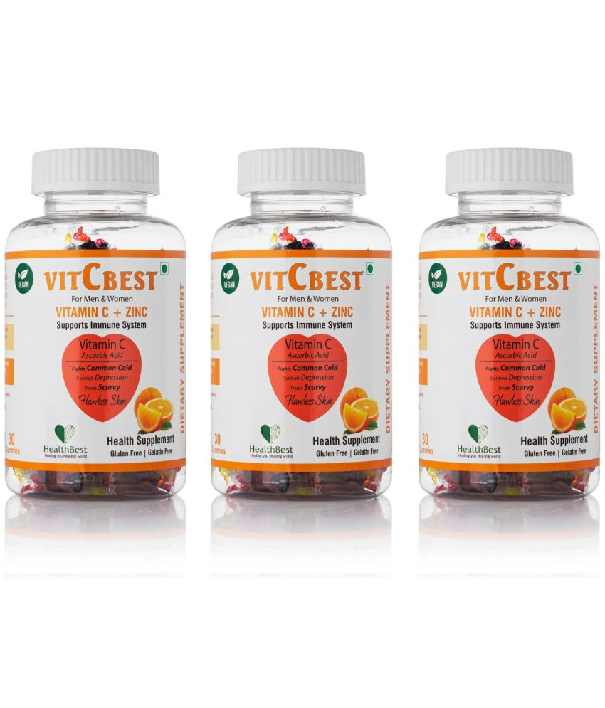     			HealthBest - Vitamin C ( Pack of 3 )