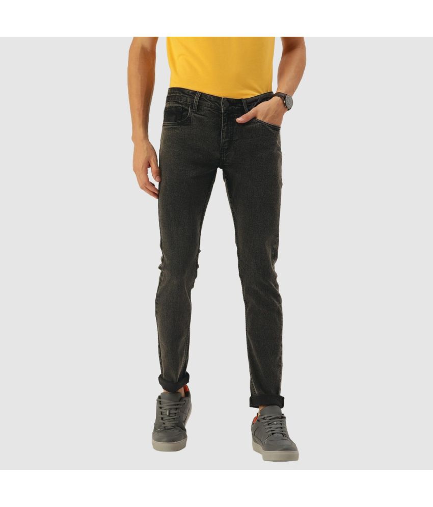     			IVOC - Black Cotton Blend Slim Fit Men's Jeans ( Pack of 1 )