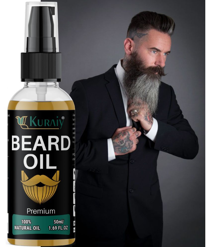    			Kuraiy Best Natural Growth Beard Oil Grow Beard Thicker & More Full Thicken Hair Beard Oil