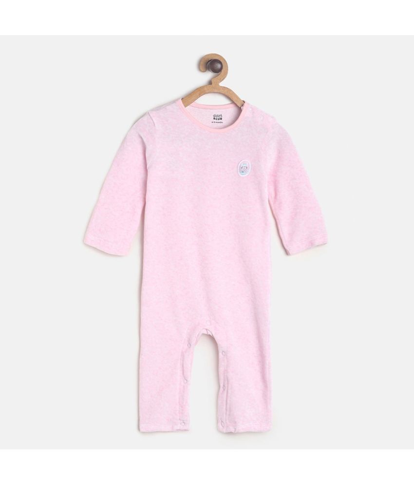     			MINI KLUB - Pink Cotton Blend Rompers For Unisex ( Pack of 1 )