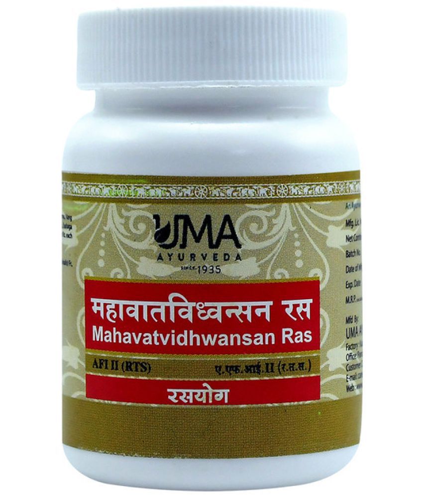     			UMA AYURVEDA Mahavatvidhwansan Ras Tablet 80 no.s Pack Of 1