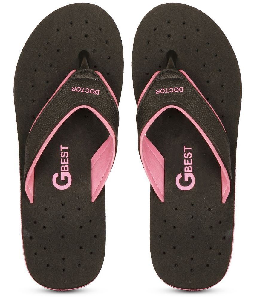     			GBest - Brown Women's Thong Flip Flop