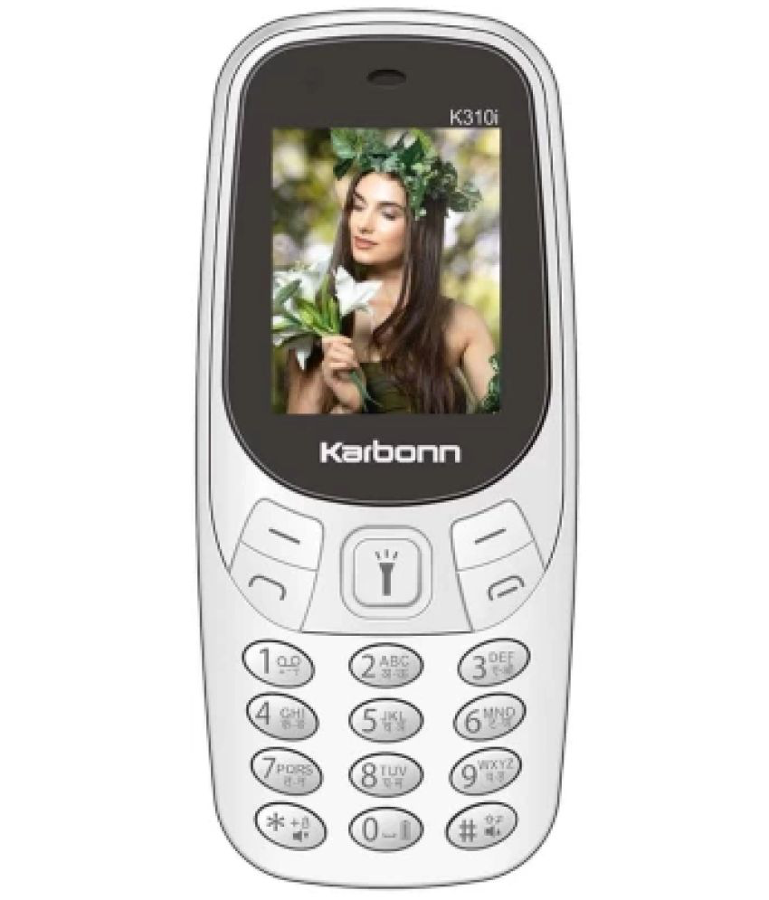     			Karbonn K310i Dual SIM Feature Phone White