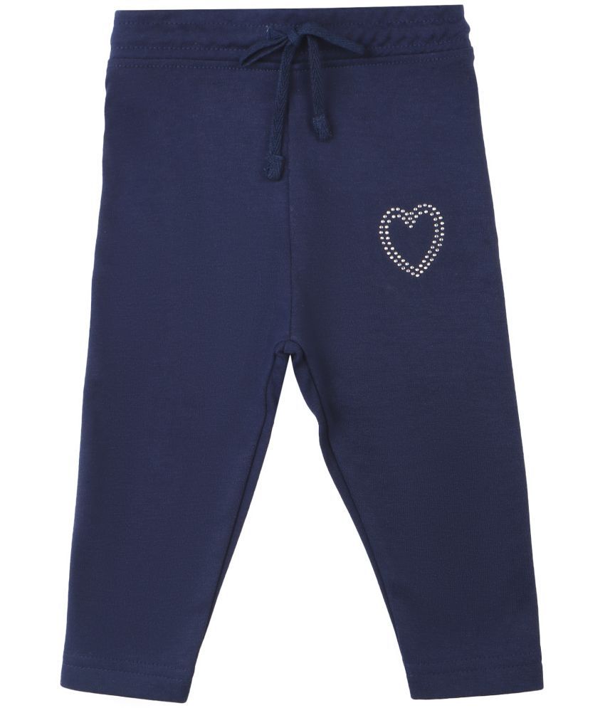     			Bodycare - Navy Cotton Blend Trackpant For Baby Girl ( Pack of 1 )