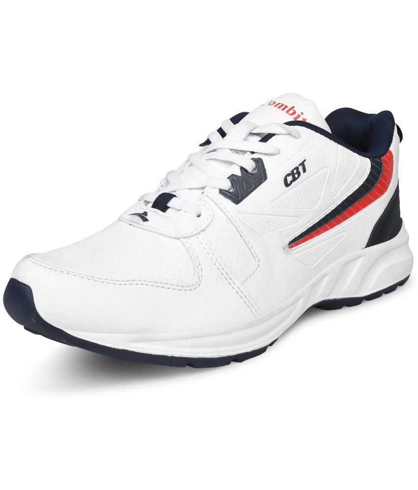     			Combit - Comfortable Running White Men's Sports Running Shoes