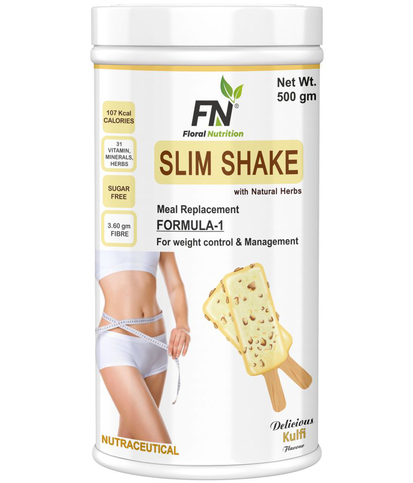     			Floral Nutrition Slim Shake Formula 1 with Natural Herbs 500 gm Kulfi
