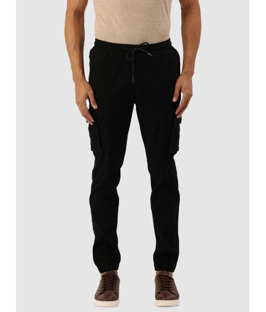     			IVOC - Black Cotton Blend Regular Fit Men's Jeans ( Pack of 1 )