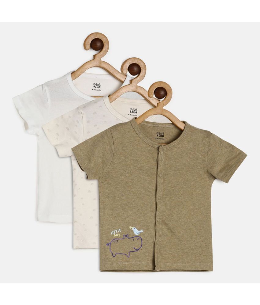     			MINI KLUB - Multi Baby Boy Shirt ( Pack of 3 )