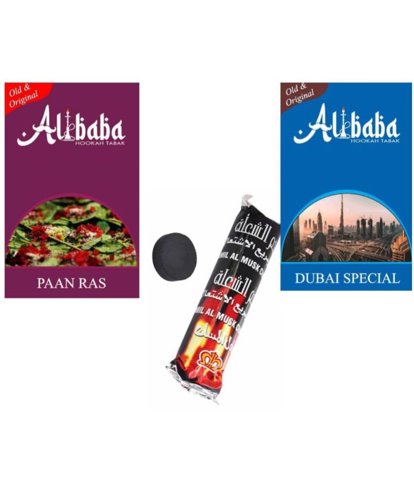     			Alibaba Hookah Flavors :Pan Ras, Dubai Special With Coal (Pack of 3 )