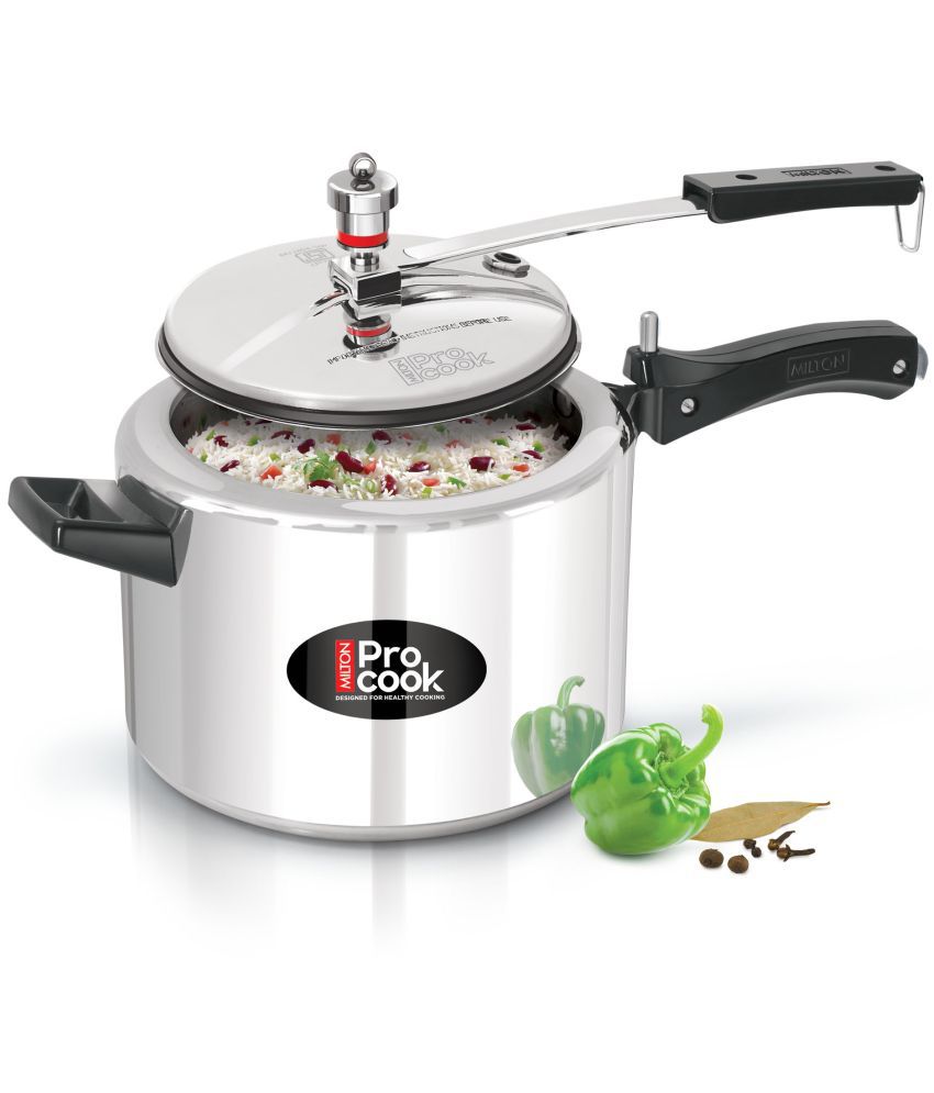     			Milton 5 L Aluminium InnerLid Pressure Cooker With Induction Base