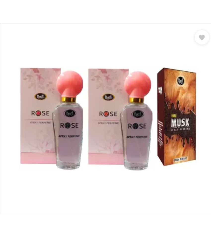     			Monet - 2 ROSE PERFUME 30MLEACH&1 MUSK PERFUME 35 ml Eau De Parfum (EDP) For Men,Women 95 ( Pack of 3 )