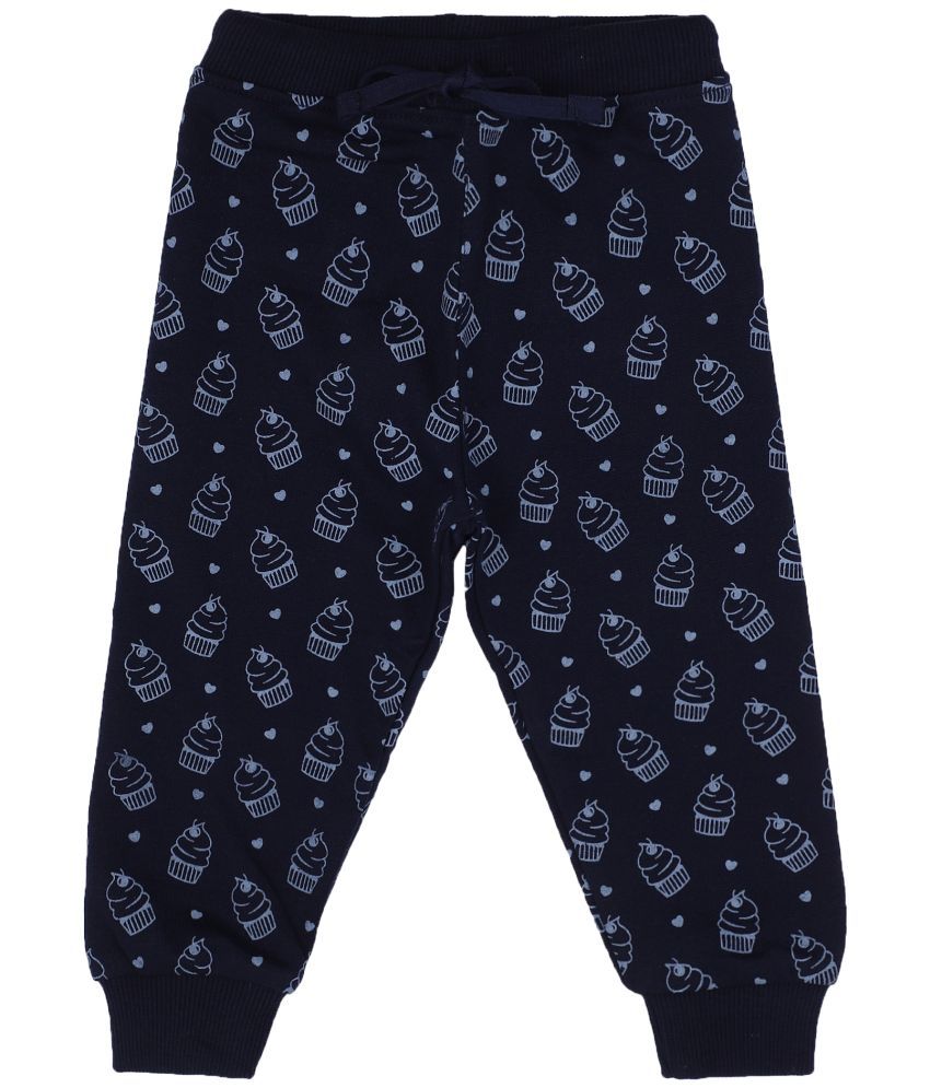     			Bodycare - Navy Cotton Blend Trackpant For Baby Girl ( Pack of 1 )