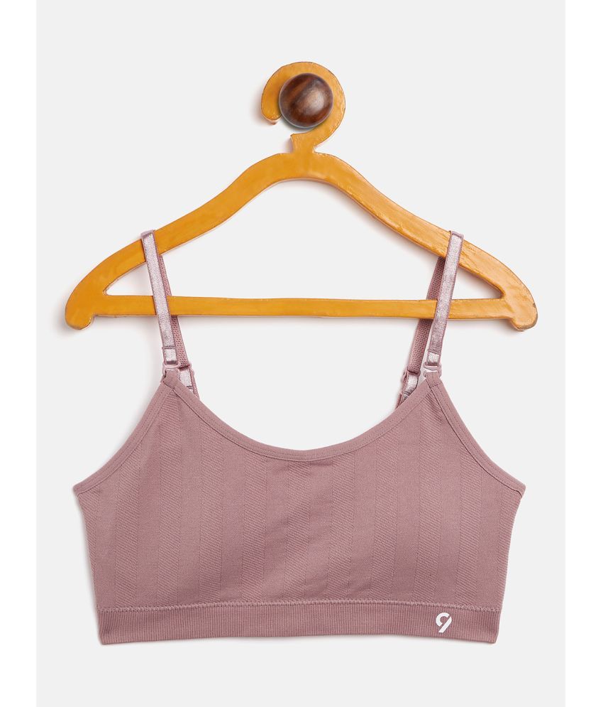     			C9 Airwear Full Coverage Padded Teen Rib Co-Ord Bra in Wood Rose Color For Everyday Use