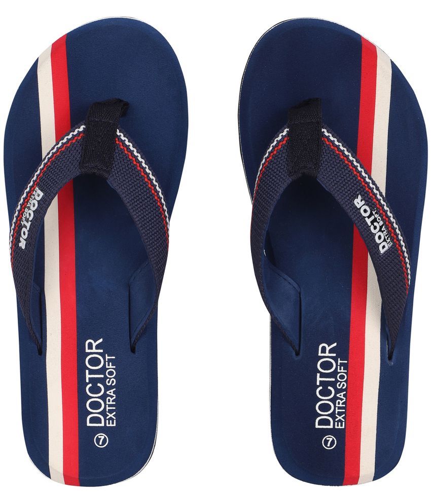     			DOCTOR EXTRA SOFT - Navy Men's Daily Slipper